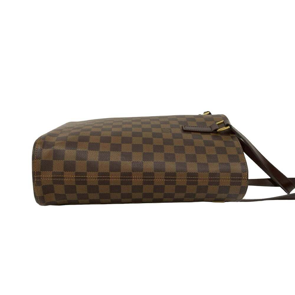 LOUIS VUITTON Authentic Brown Damier Leather Tote Bag - Picture 6 of 10